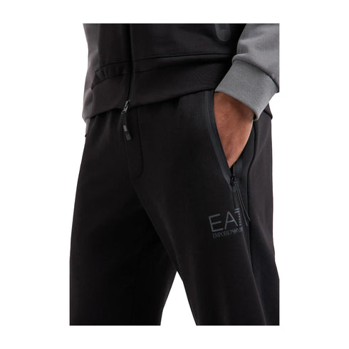 EA7 EMPORIO Tuta sportiva Tuta Uomo Athletic Colour Block Nero grigio A24 - EA7 EMPORIO6DPV60PJVTZ - 1200 - S - Francavilla Moda